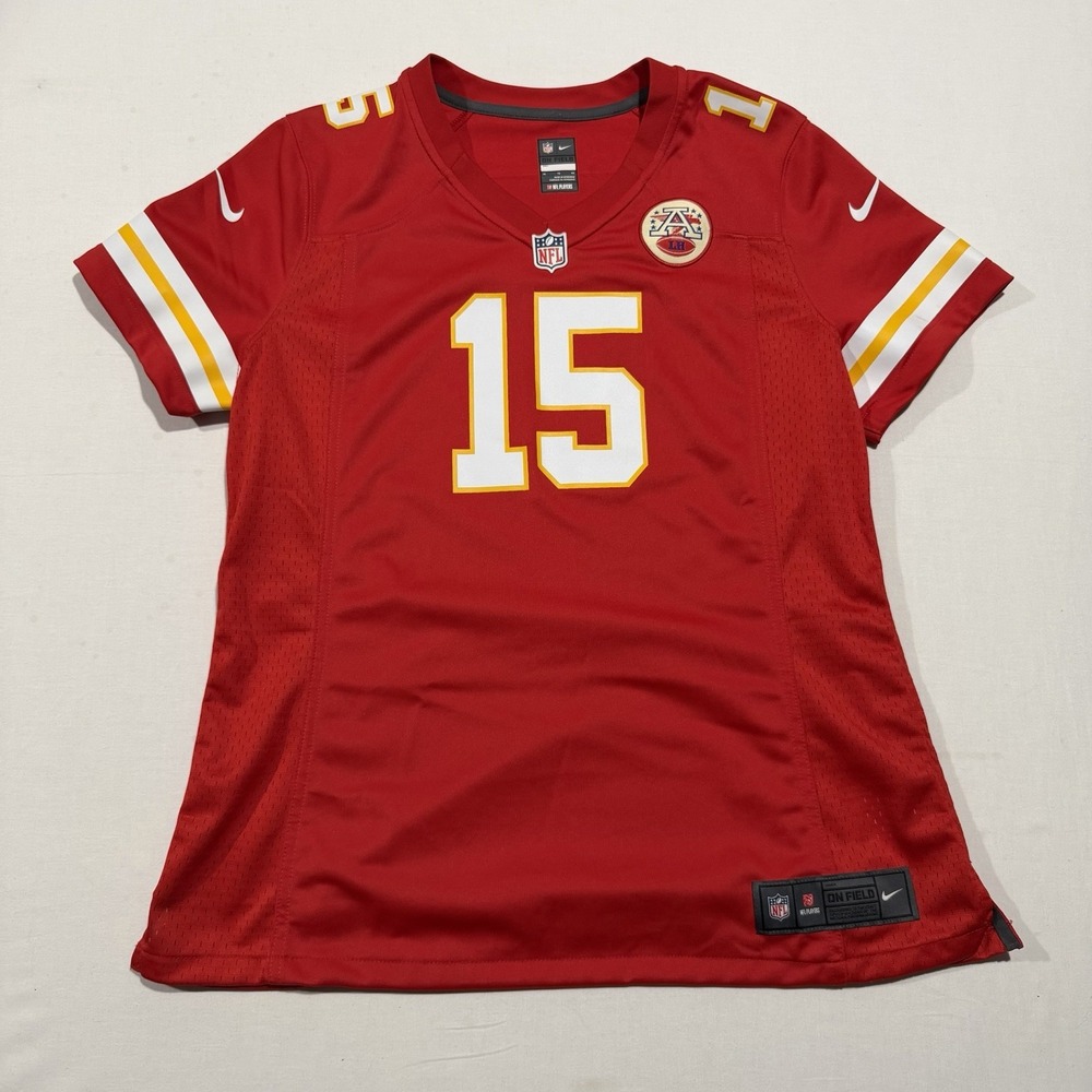 Nike Kansas City Chiefs Patrick Mahomes 15 Jersey Womens XL Red On Field
